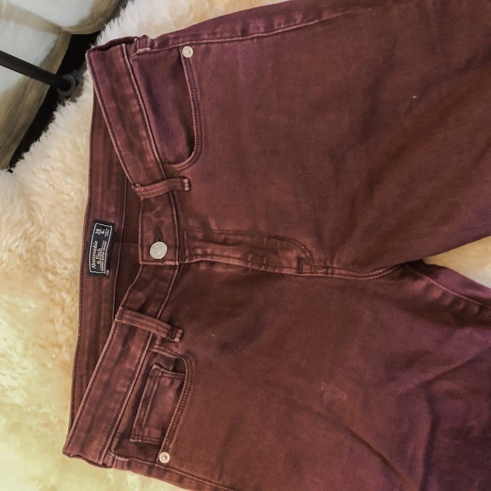 Abercrombie and Fitch super skinny plum jean
